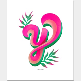 Y initial Posters and Art